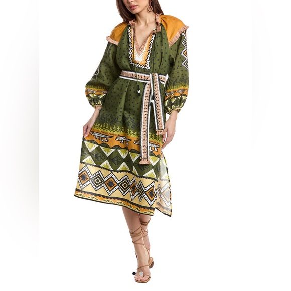 Farm Rio Creation Midi Dress size XS - Picture 1 of 9